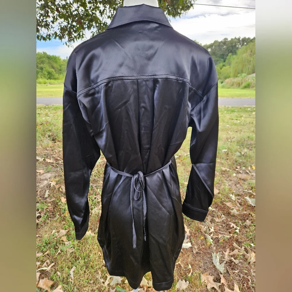 Intempo Black Satin Tunic - Picture 11 of 11